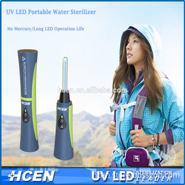uv led sterilization camping water filter portable handheld uv water purifier